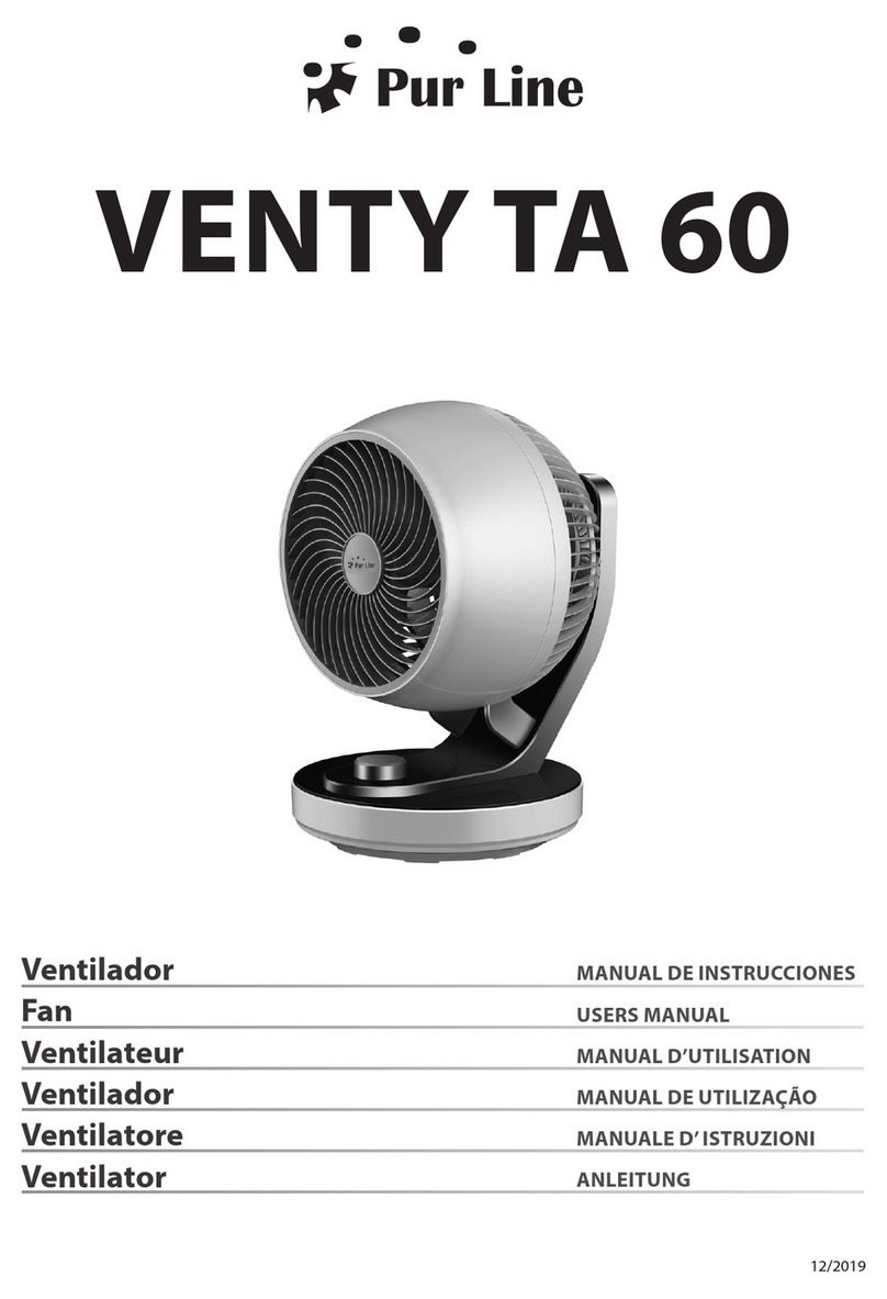 Pur Line VENTY TA 60 user manual