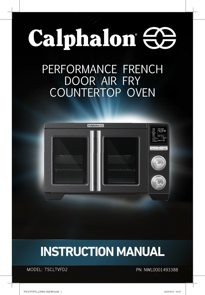 Calphalon TSCLTVFD2 instruction manual