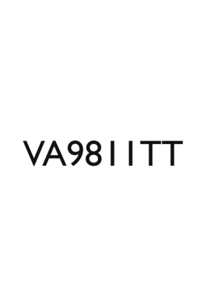 Atag VA9811TT User manual