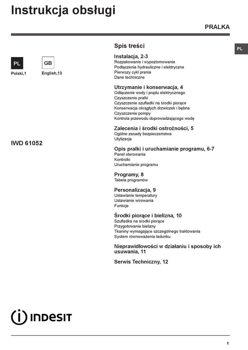 Indesit IWD 61052 Instructions for use