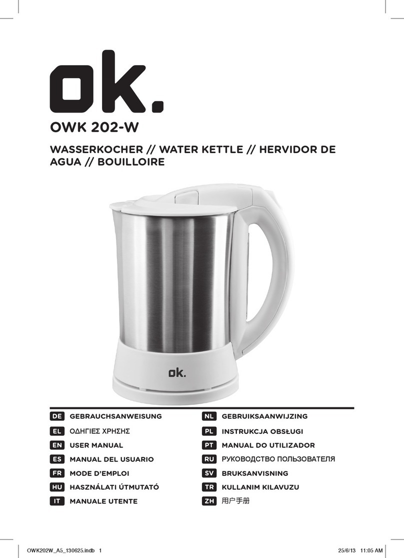 O.K. OWK 202-W user manual