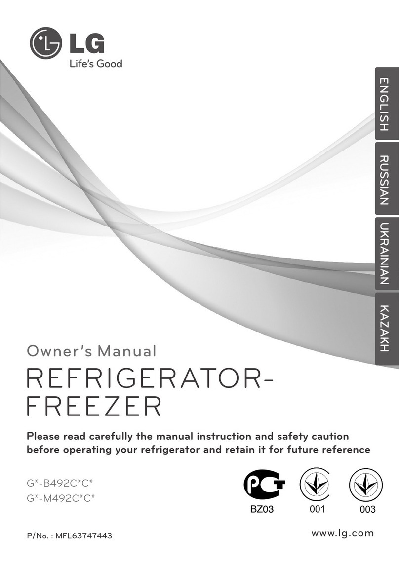 LG G B492C Series User manual