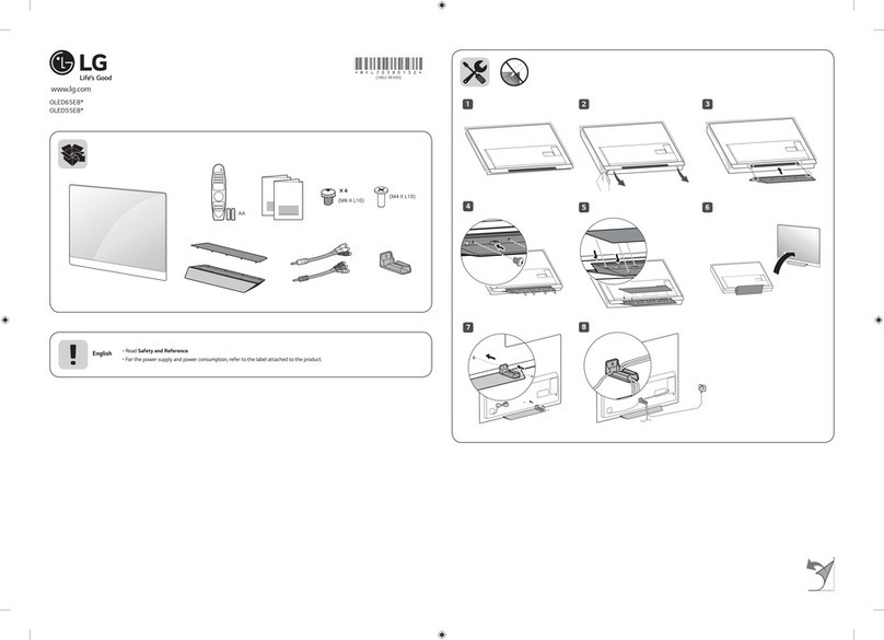 LG 3 OLED55E8 Series User manual