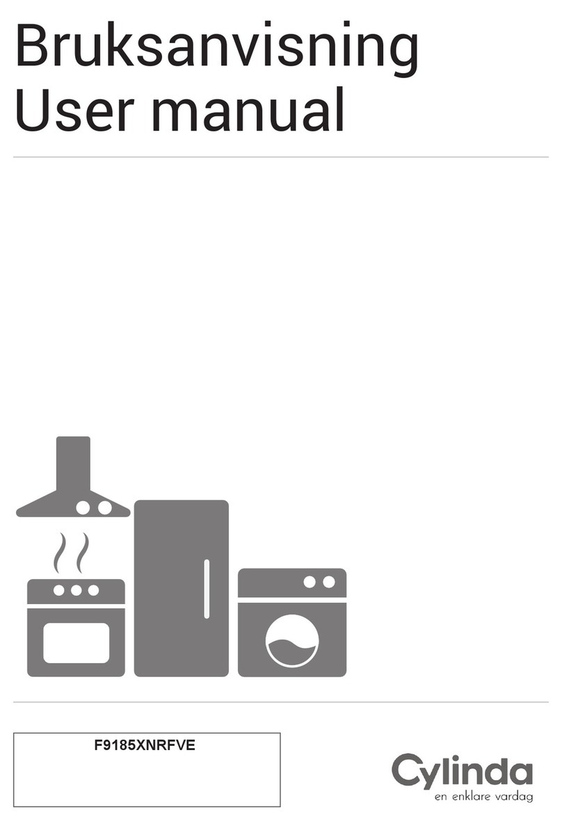 Cylinda F9185XNRFVE user manual