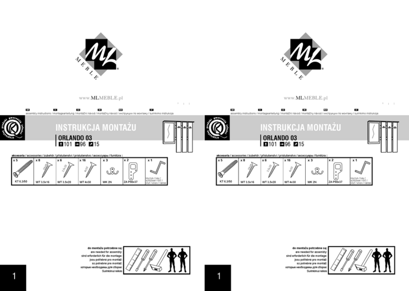 mlmeble ORLANDO 03 Assembly instructions mlmeble ORLANDO 03 Assembly instructions