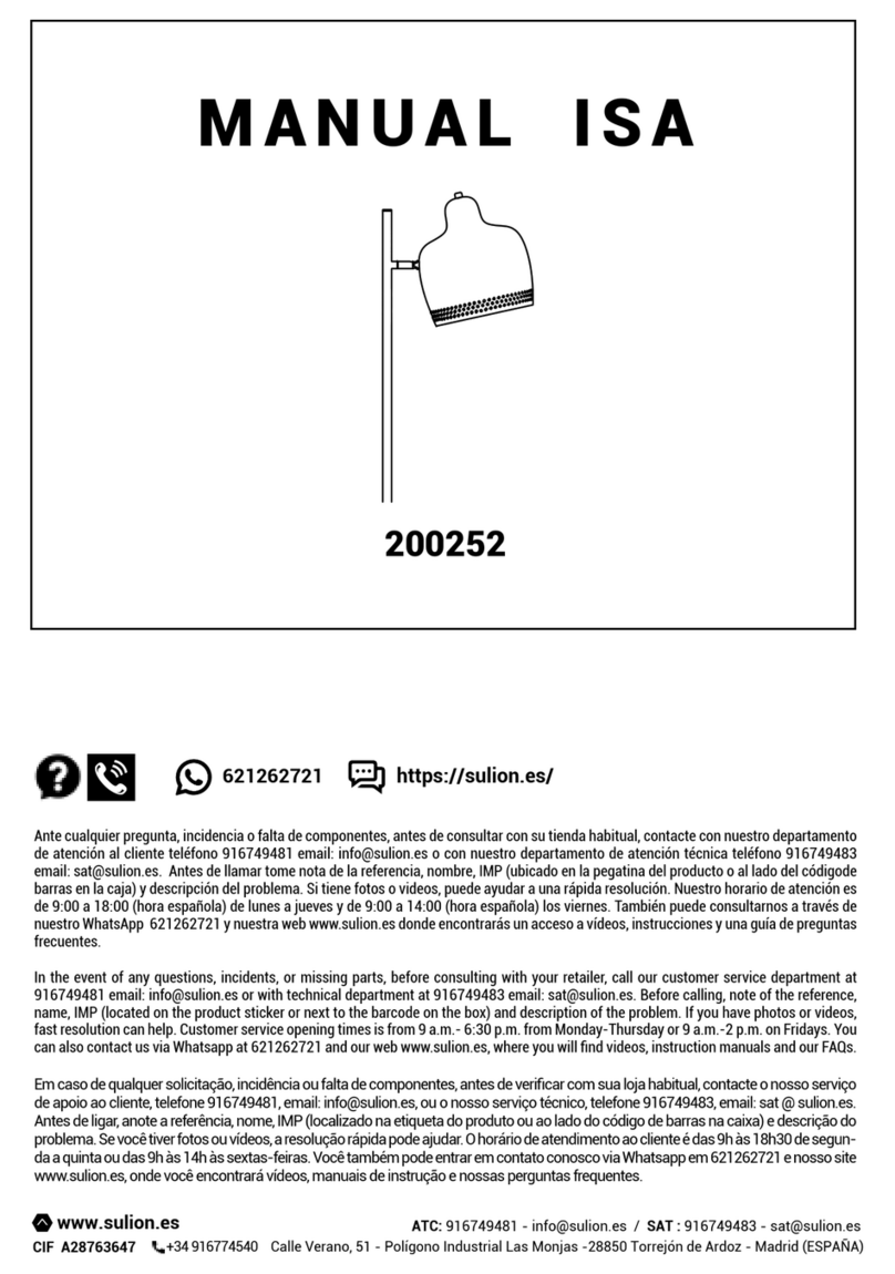 Sulion 200252 User manual