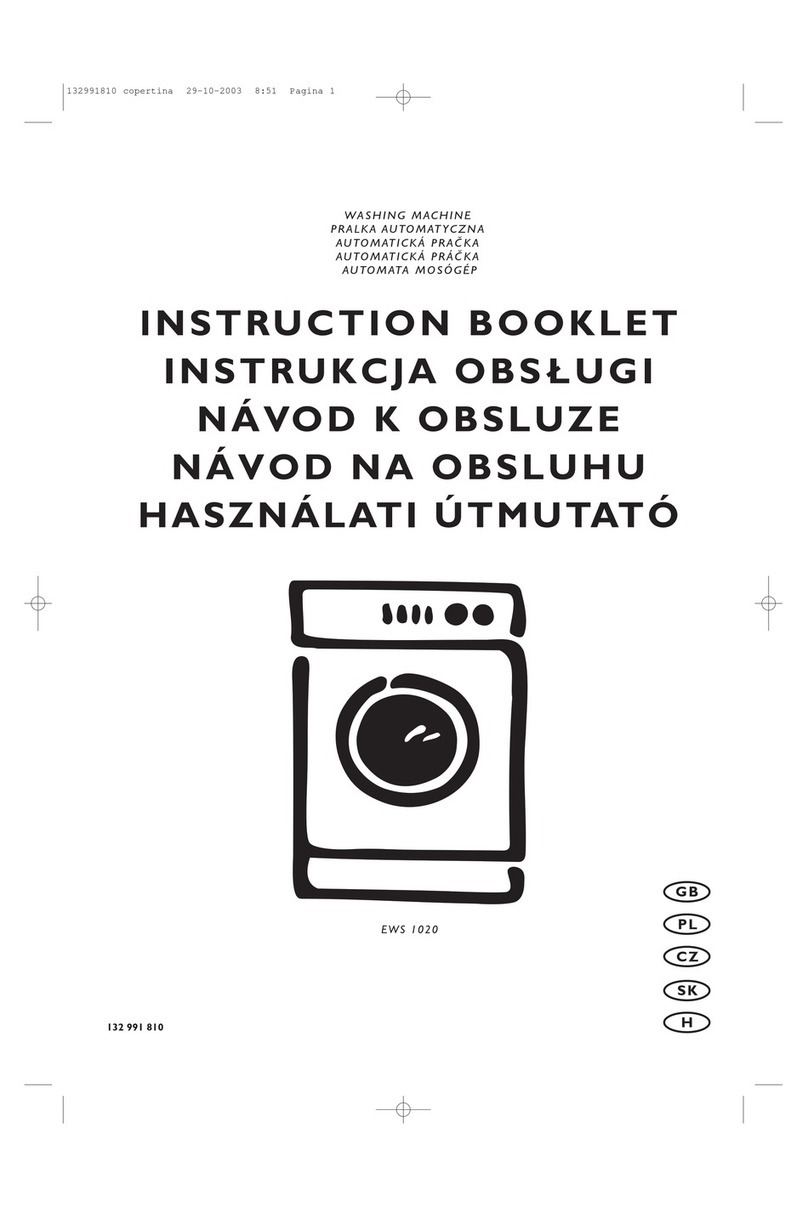Electrolux EWS 1020 Instruction booklet