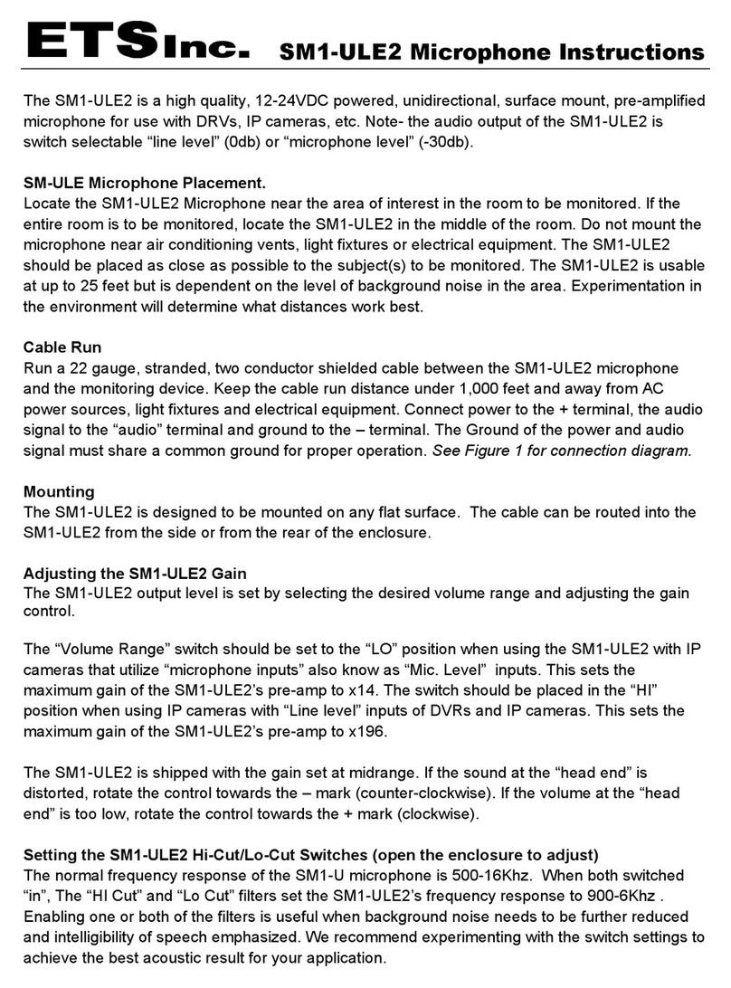 ETS SM1-ULE2 instructions