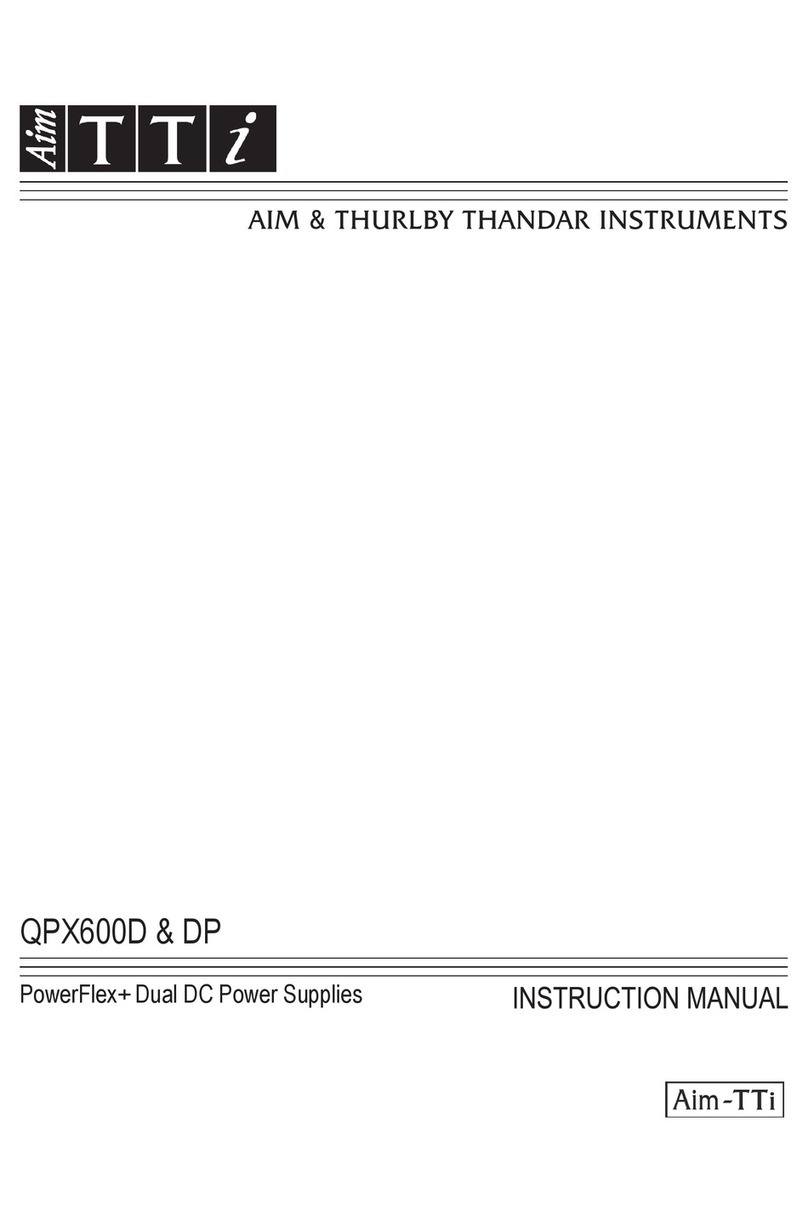AimTTi QPX600D instruction manual