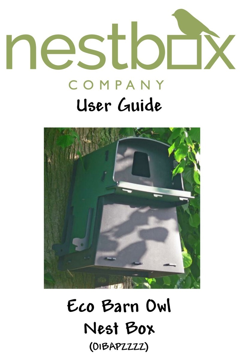Nestbox Eco Barn Owl Nest Box user guide