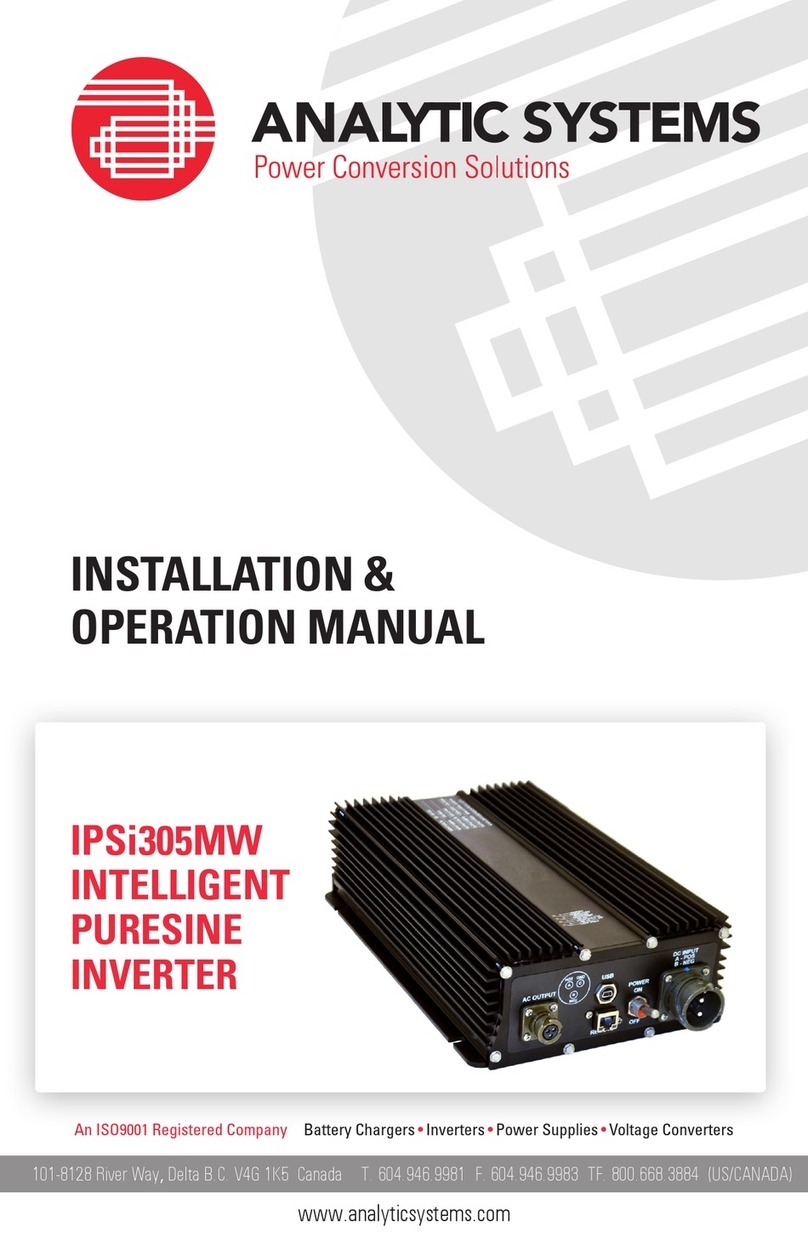 Analytic Systems IPSi305MW Installation & operation manual