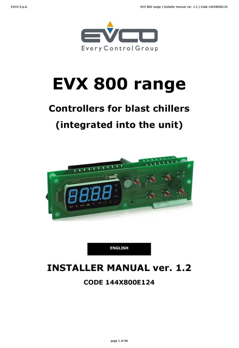 Evco EVX 800 Series User guide