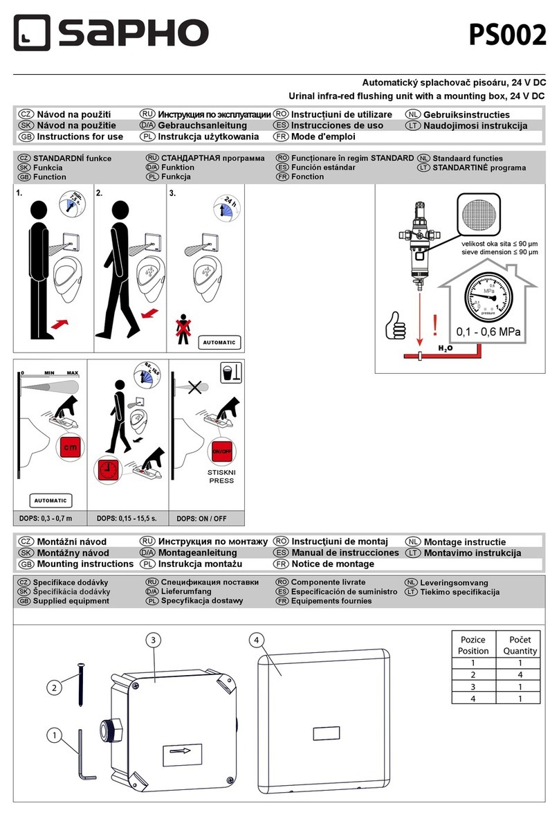 Sapho PS002 User manual