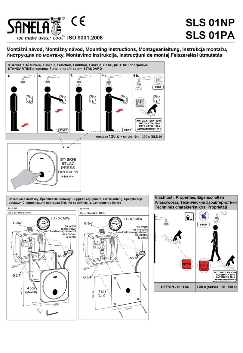Sanela 22016 Mounting instructions