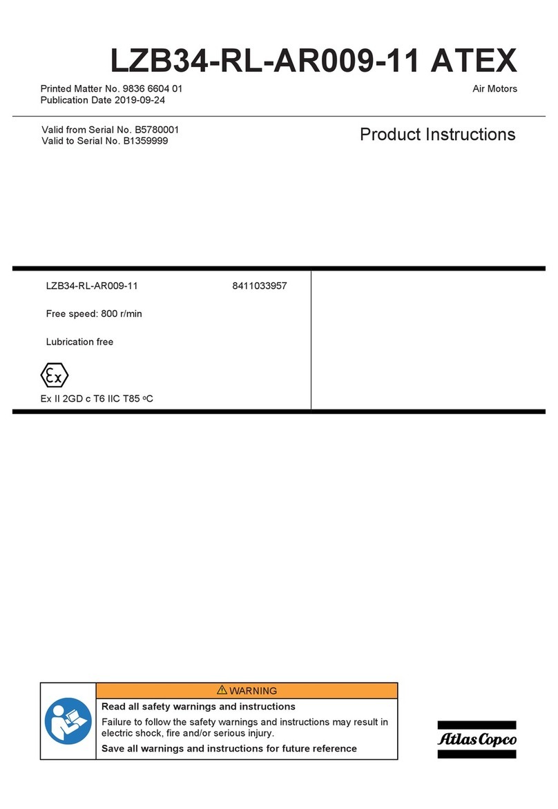 Atlas Copco LZB34-RL-AR009-11 User manual