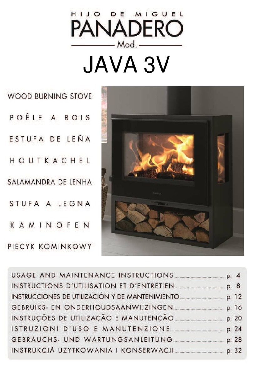 Panadero JAVA 3V Usage and maintenance instructions