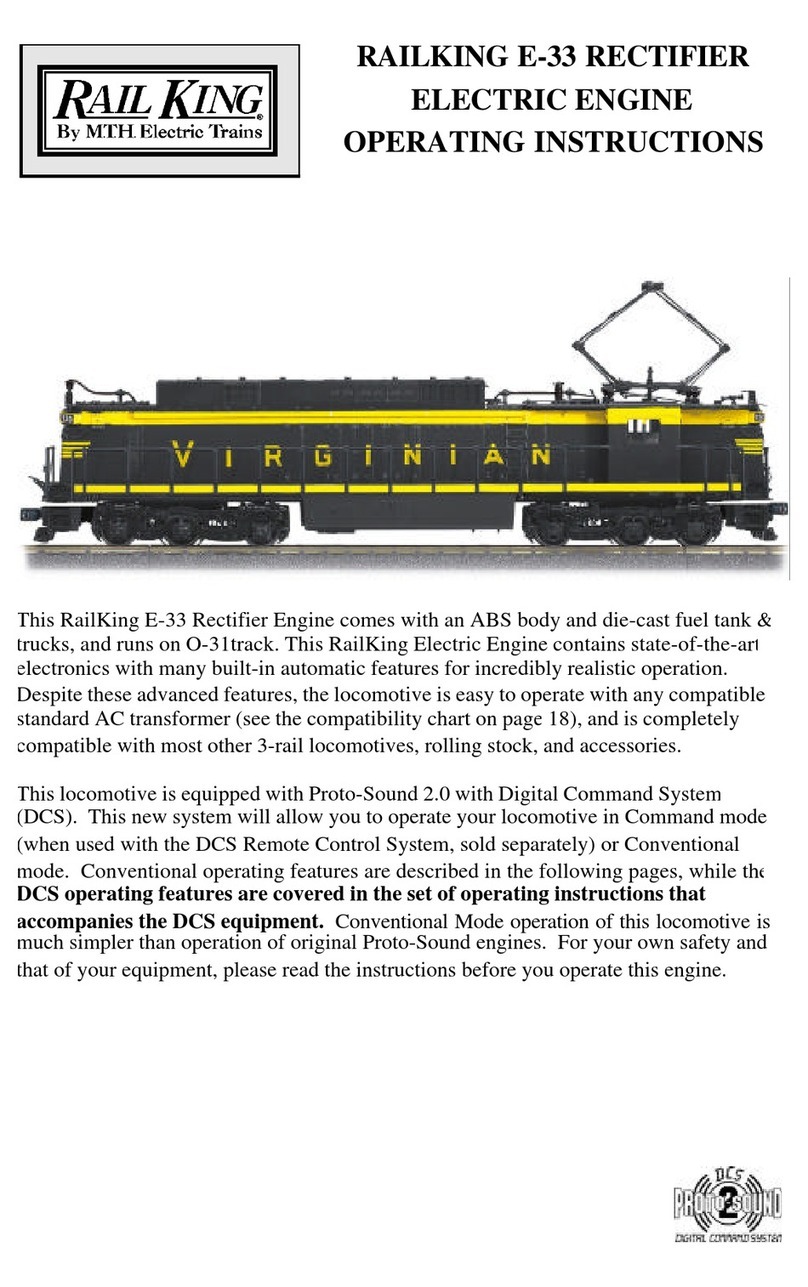 MTHTrains E-33 operating instructions