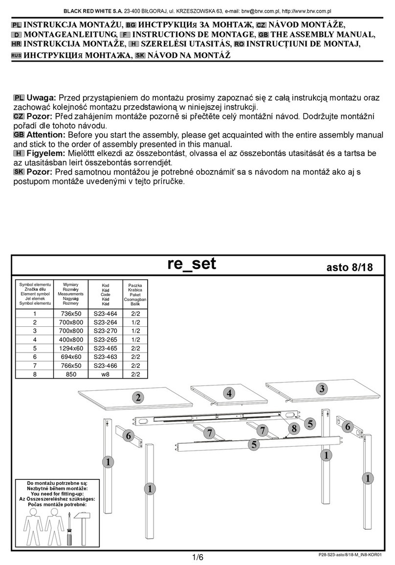BLACK RED WHITE re set asto 8/18 Assembly manual
