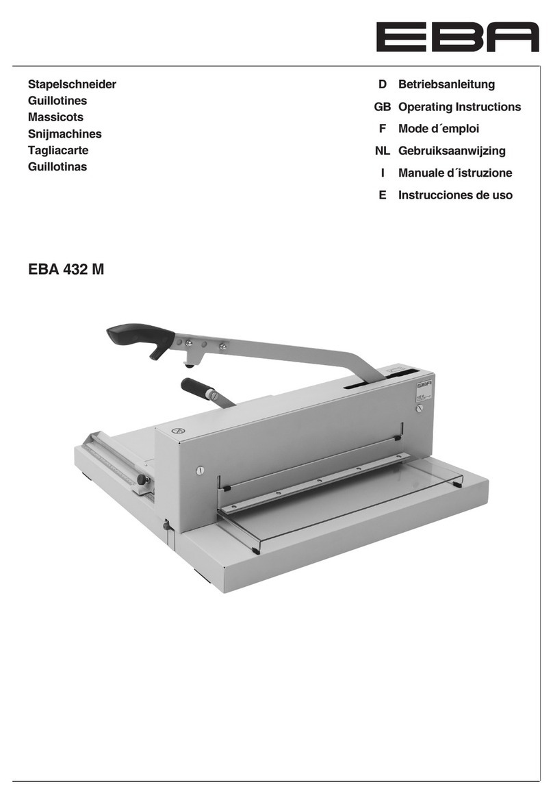 EBA 432 M operating instructions