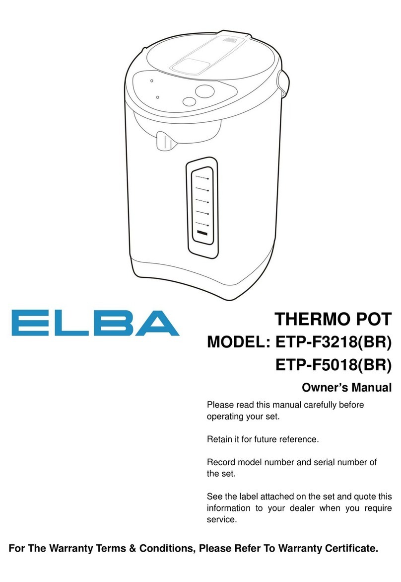 Elba ETP-F3218 owner's manual