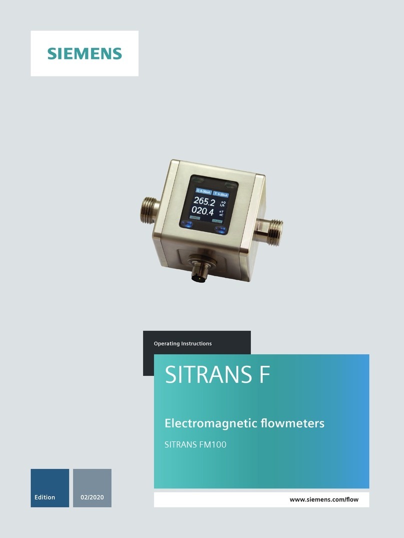 Siemens SITRANS F FM100 User manual