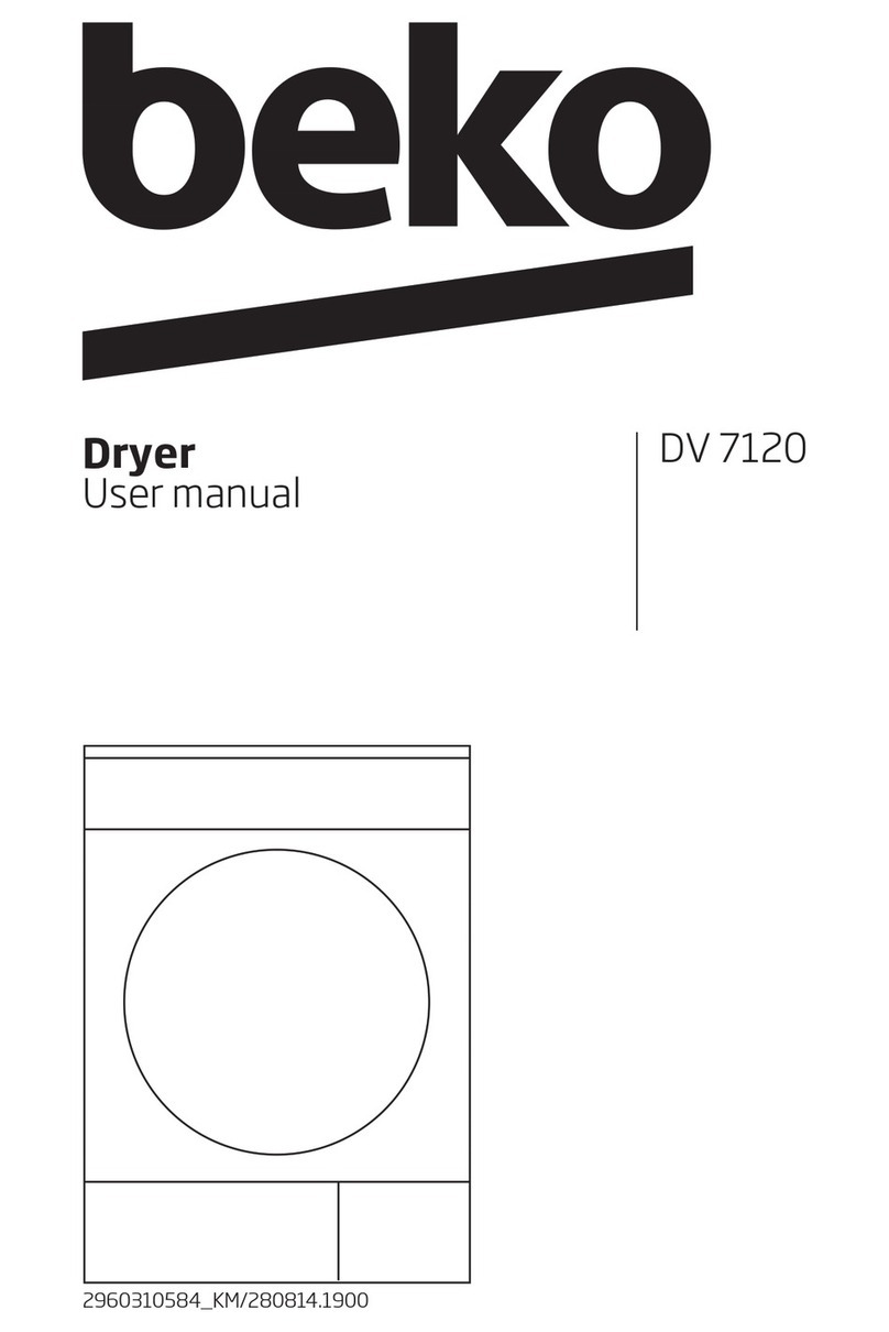 Beko DV 7120 User manual