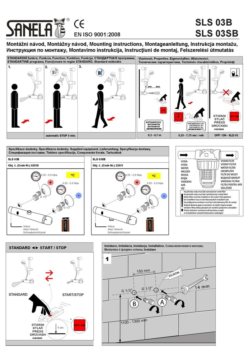 Sanela 02036 Mounting instructions
