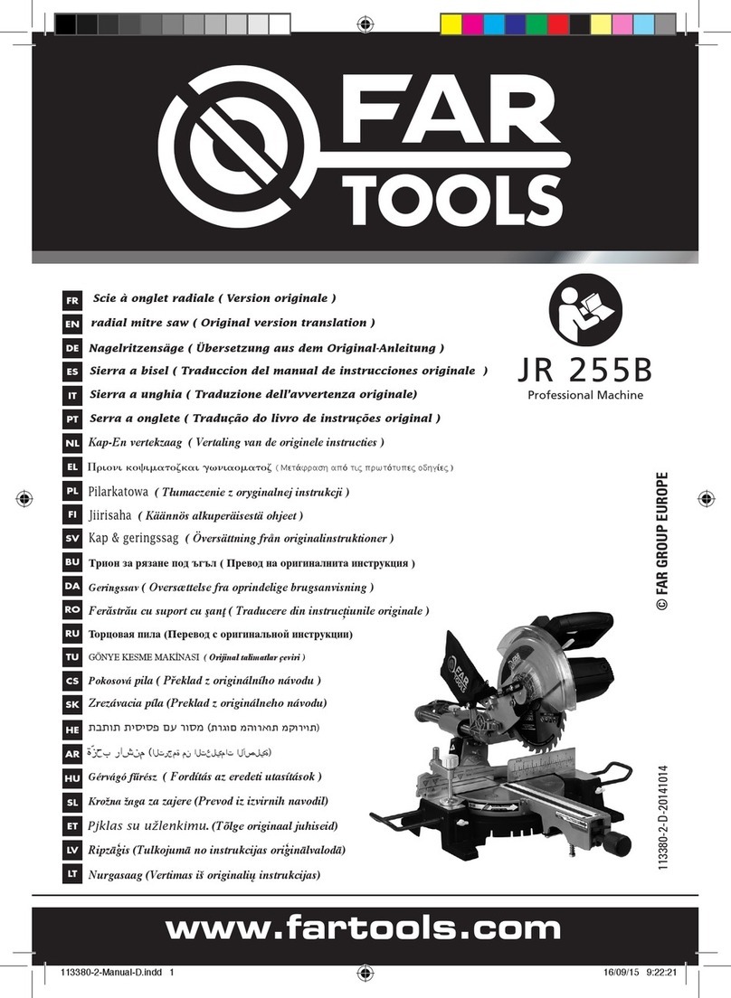 Far Tools JR 255B instructions Far Tools JR 255B instructions