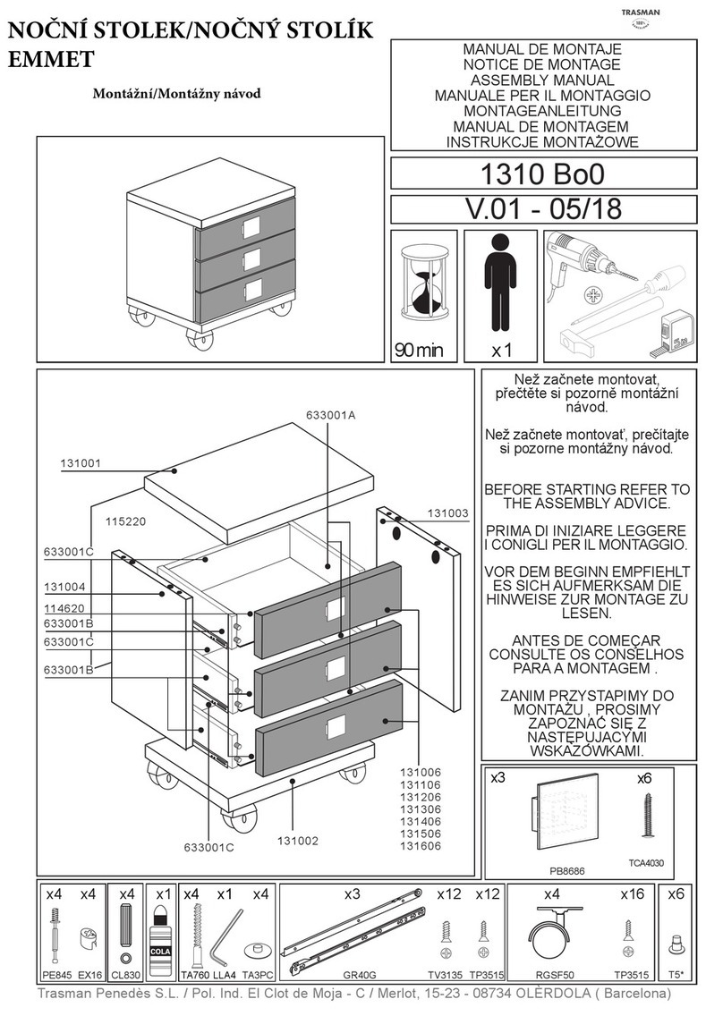 Trasman EMMET 1310 Bo0 Assembly manual