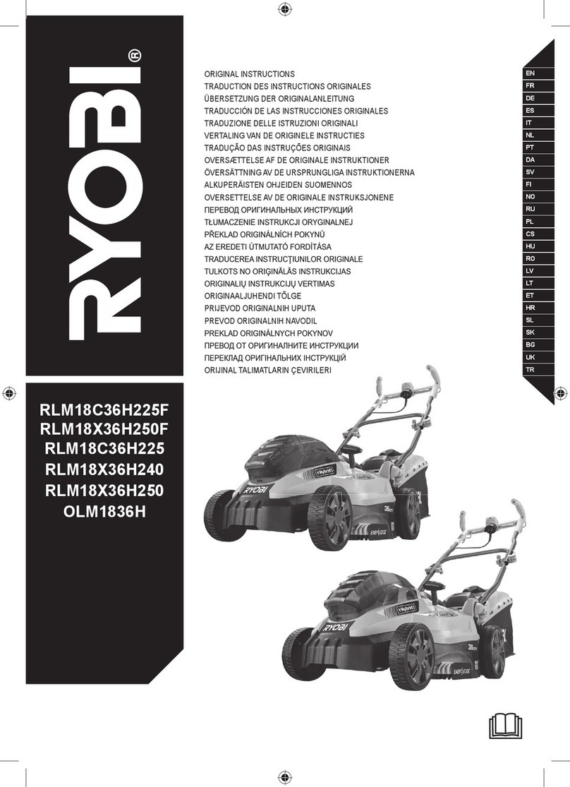 Ryobi RLM18C36H225F User manual