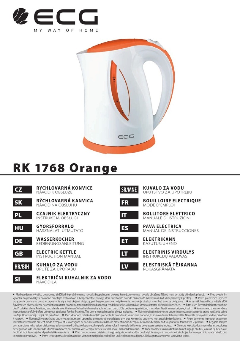 ECG RK 1768 User manual