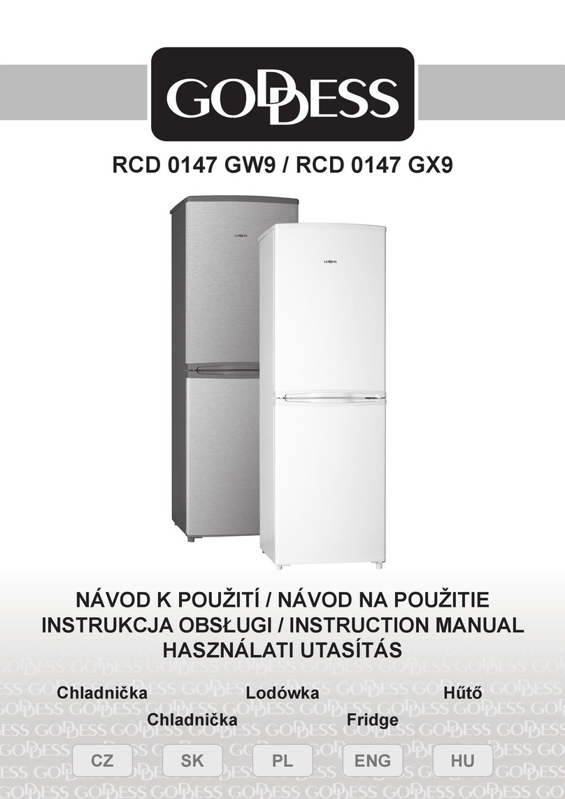 Goddess RCD 0147 GW9 instruction manual