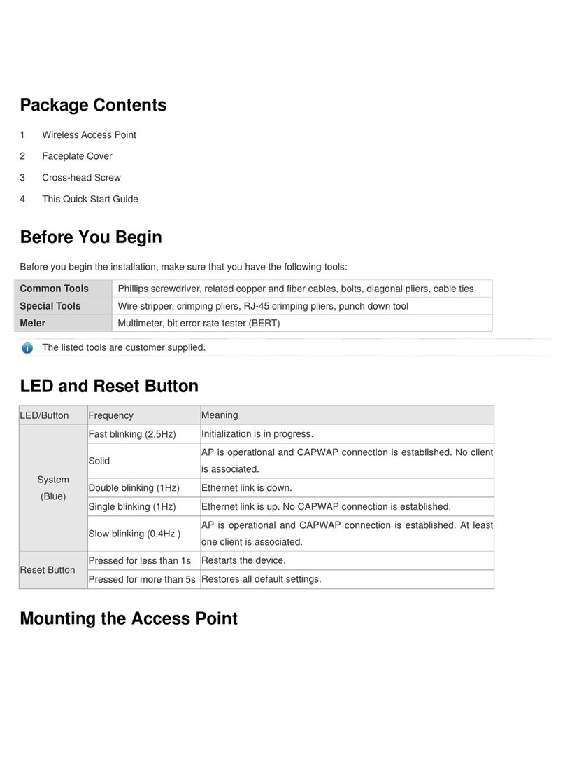 Ruijie RG-AP110-L User manual