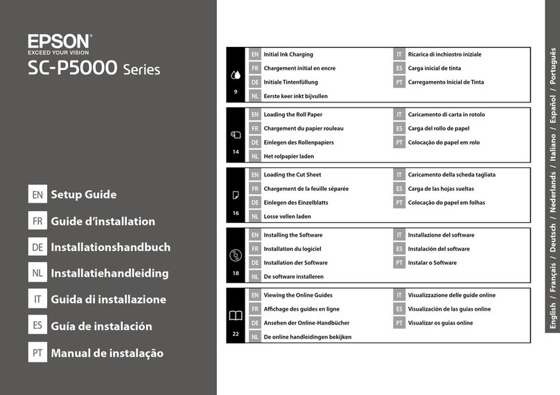 Epson SC-P5000 SERIES User manual