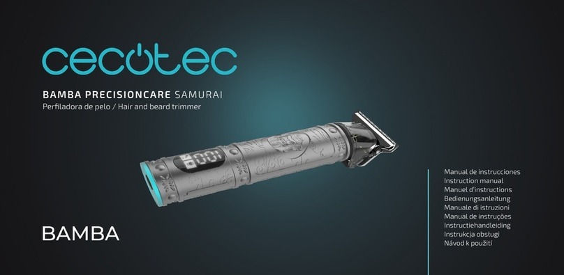 cecotec BAMBA PRECISIONCARE SAMURAI instruction manual