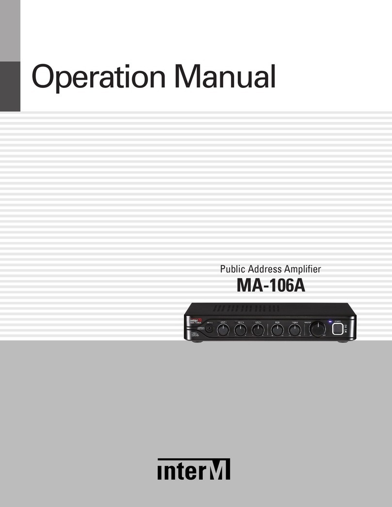 Inter-m M-106A User manual Inter-m M-106A User manual