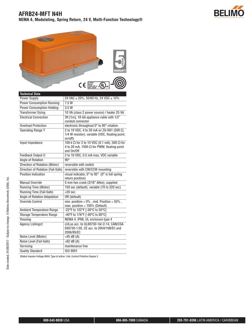 Belimo AFRB24-MFT N4H manual