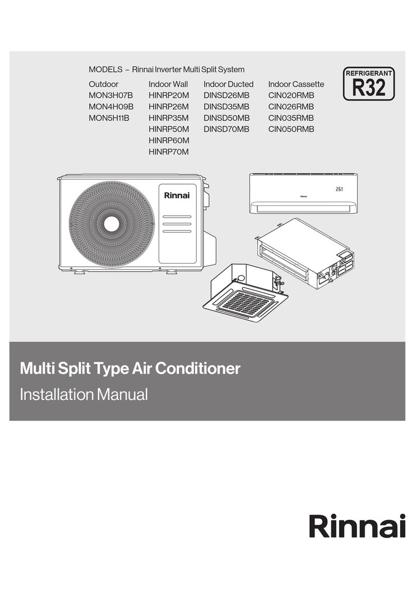 Rinnai CIN020RMB User manual