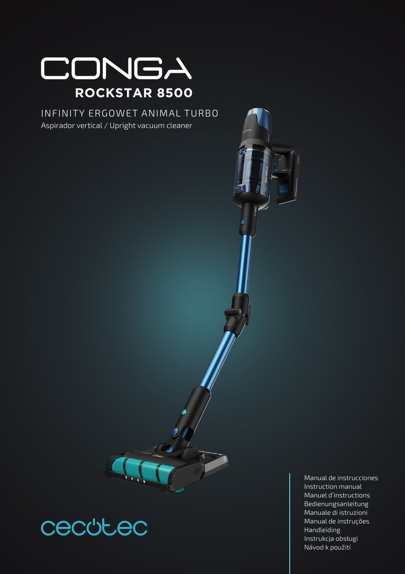 cecotec CONGA ROCKSTAR 8500 INFINITY ERGOWET ANIMAL... User manual