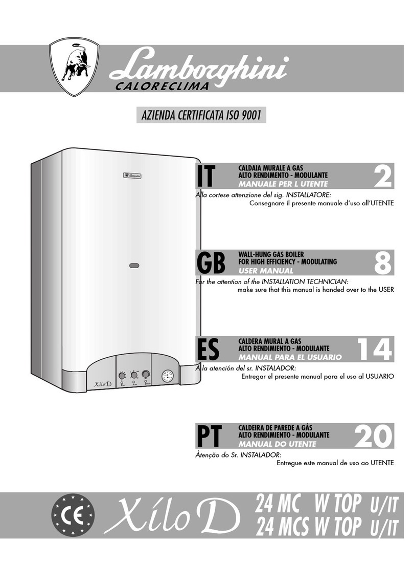 Lamborghini Caloreclima Xilo D 24 MC W TOP U/IT user manual