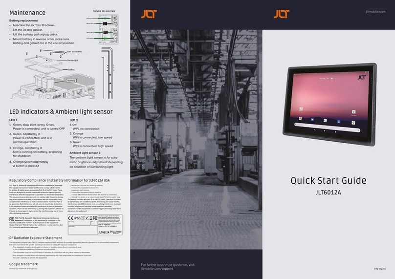 JLT JLT6012A User manual