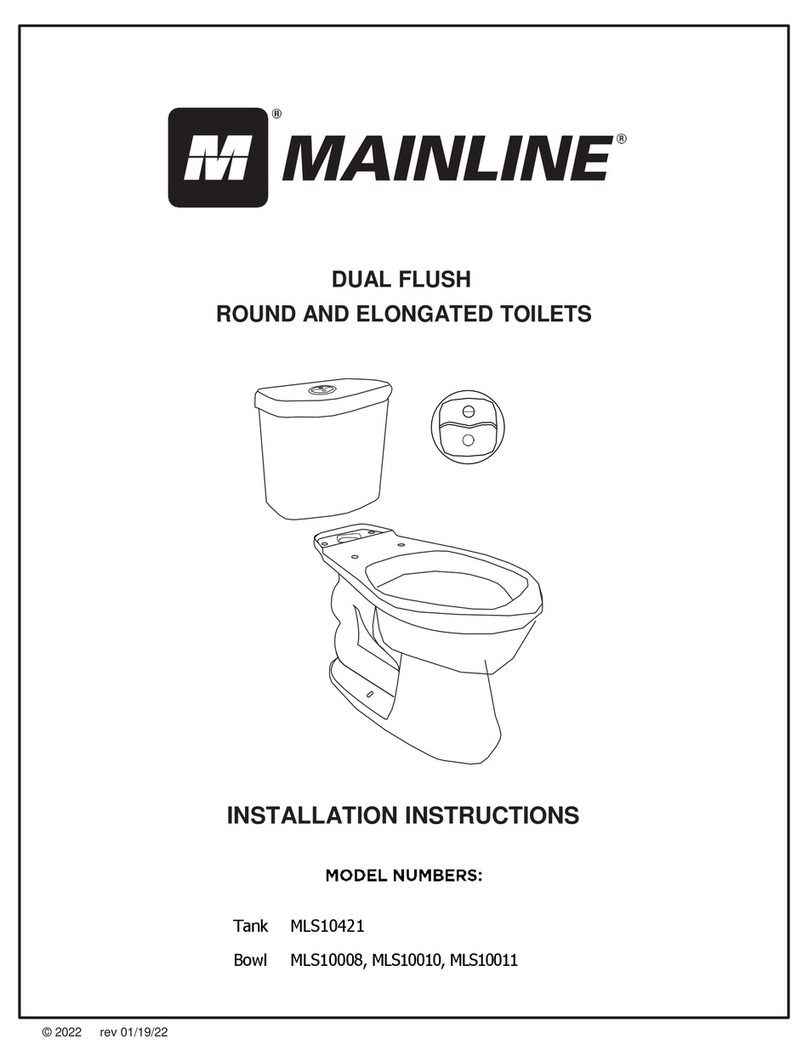 MAINLINE MLS10421 installation instructions MAINLINE MLS10421 installation instructions