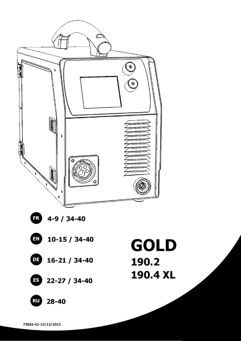 GYS GOLD 190.4 XL manual