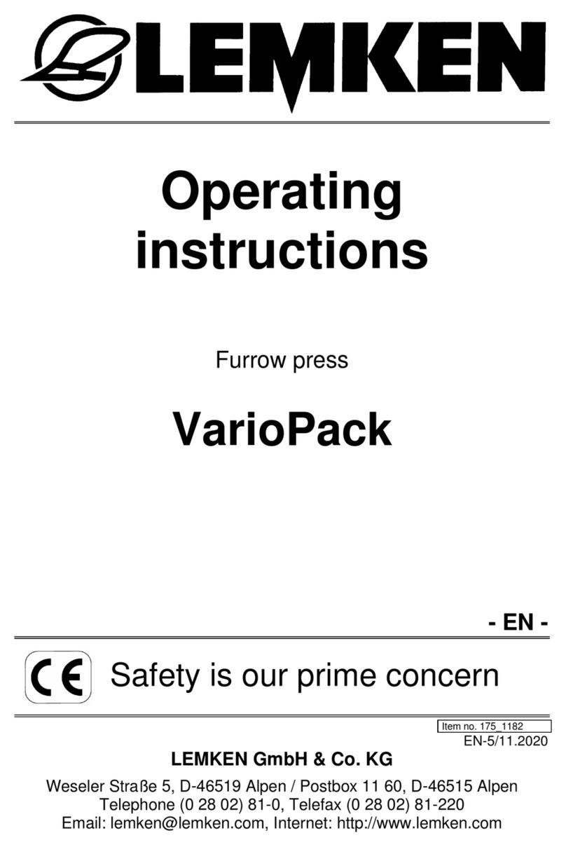 LEMKEN VarioPack 80 WDP 70 operating instructions LEMKEN VarioPack 80 WDP 70 operating instructions