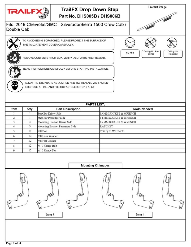 TrailFX DHS005B quick start guide