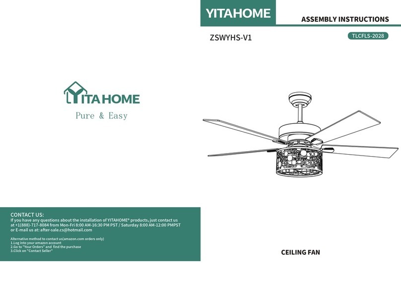 YitaHome TLCFLS-2028 Assembly instructions