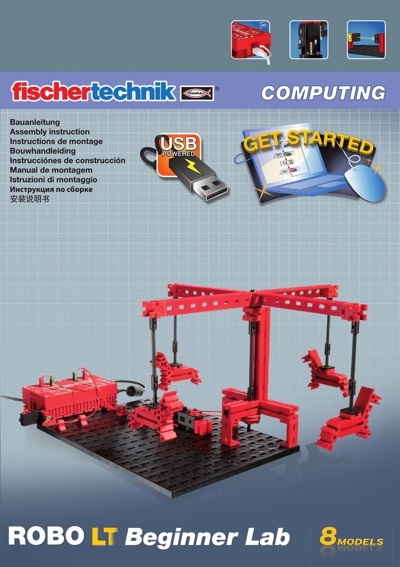 fischertechnik ROBO LT Beginner Lab Assembly instructions