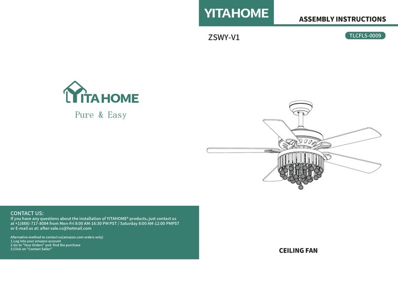 YitaHome TLCFLS-0009 User manual