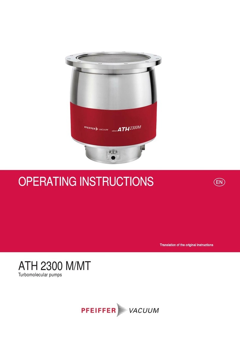 Pfeiffer Vacuum ATH 2300 MT operating instructions