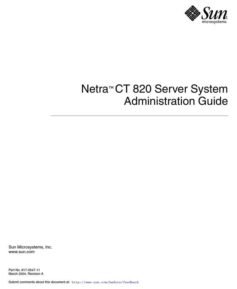 Sun Microsystems Netra CT 820 Instruction Manual